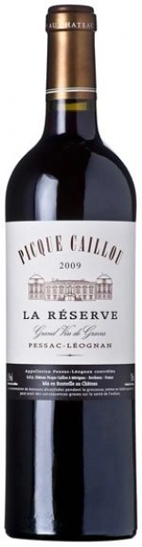 Вино Вино ”La Reserve Picque Caillou”, Pessac Leognan Rouge, 2019 г.