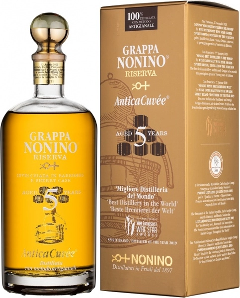 Граппа Grappa Nonino Riserva Antica Cuvee, п.у.