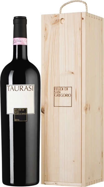 Вино Feudi di San Gregorio Taurasi, деревянная п.у.