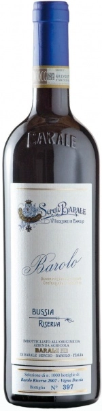 Вино Barale Fratelli Barolo Bussia Riserva