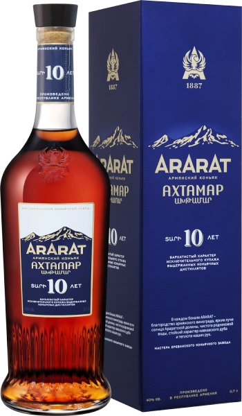Показать товар Арарат Ахтамар 10 лет, п.у. Коньяк Арарат Ахтамар 10 лет, п.у.
