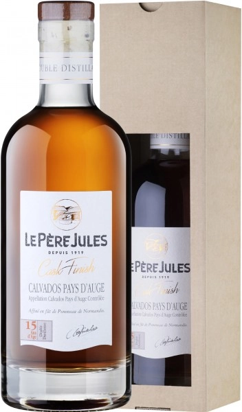 Кальвадос Le Père Jules Calvados Pays d’Auge 15 ans Cask Finish, п.у.