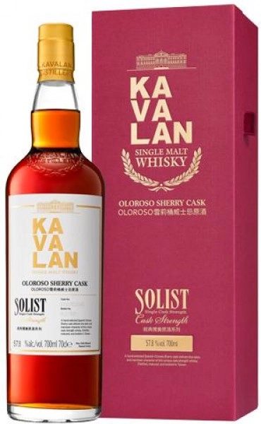 Виски Kavalan Solist Oloroso Sherry Cask Single Cask Strength 57,8%