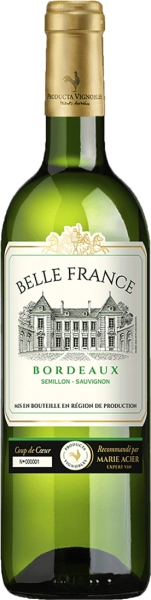 Вино Belle France Bordeaux Blanc