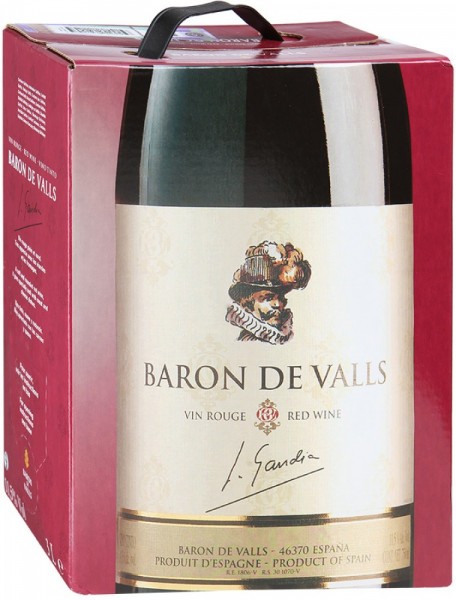 Baron de Valls Red 3L bag – Барон де Валлс Красное 3л