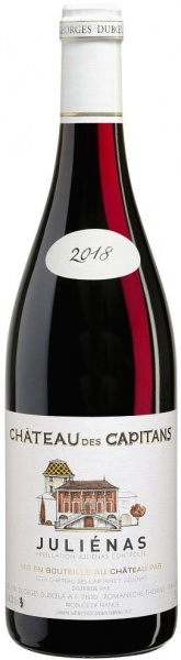 Французское вино Georges Duboeuf Juliénas. Château des Capitans красное сухое – Жорж Дюбёф Жюльена. Шато де Капитан