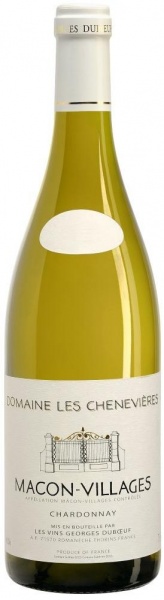 Французское вино Georges Duboeuf Macon-Villages. Domaine les Chenevières белое сухое – Жорж Дюбёф Макон-Вилляж. Домен ле Шеневьер