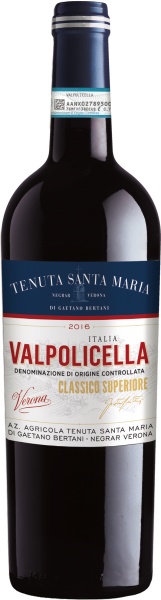 Итальянское вино Valpolicella Classico Superiore красное сухое – Вальполичелла Классико Супериоре Тенута Санта Мария ди Гаэтано Бертани